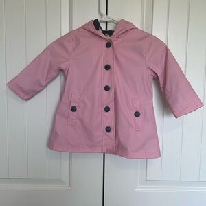 Hatley Size 2 lined rain slicker with hood & pockets